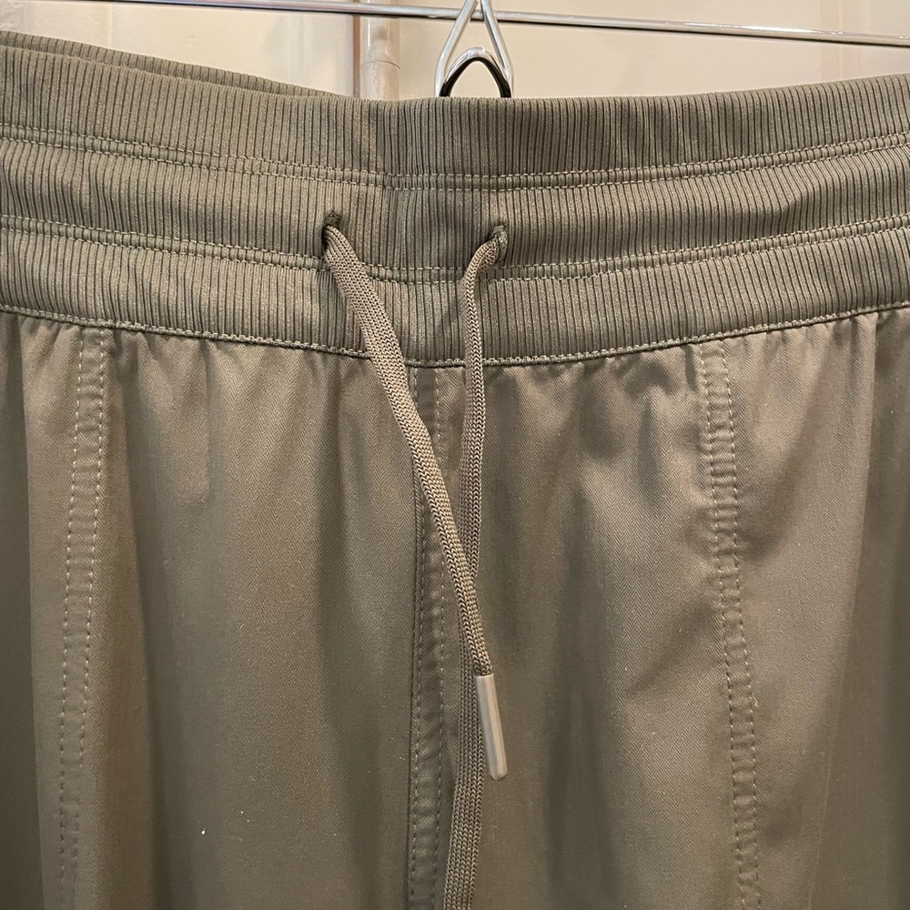 The North Face army green pants. Make a reasonable offer.